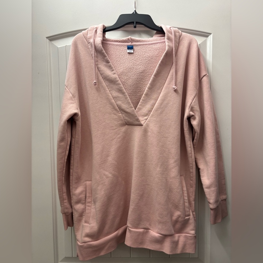 Old Navy Blush Pink Maternity Nursing Hoodie
